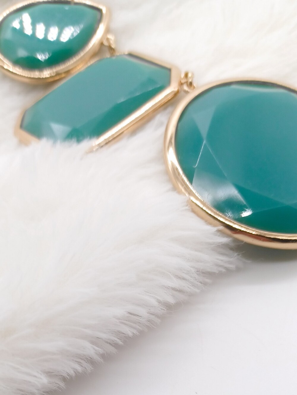 New Kate Spade New York Little Luxuries Medallion Drop Aqua Necklace ~Turquoise - Picture 7 of 7